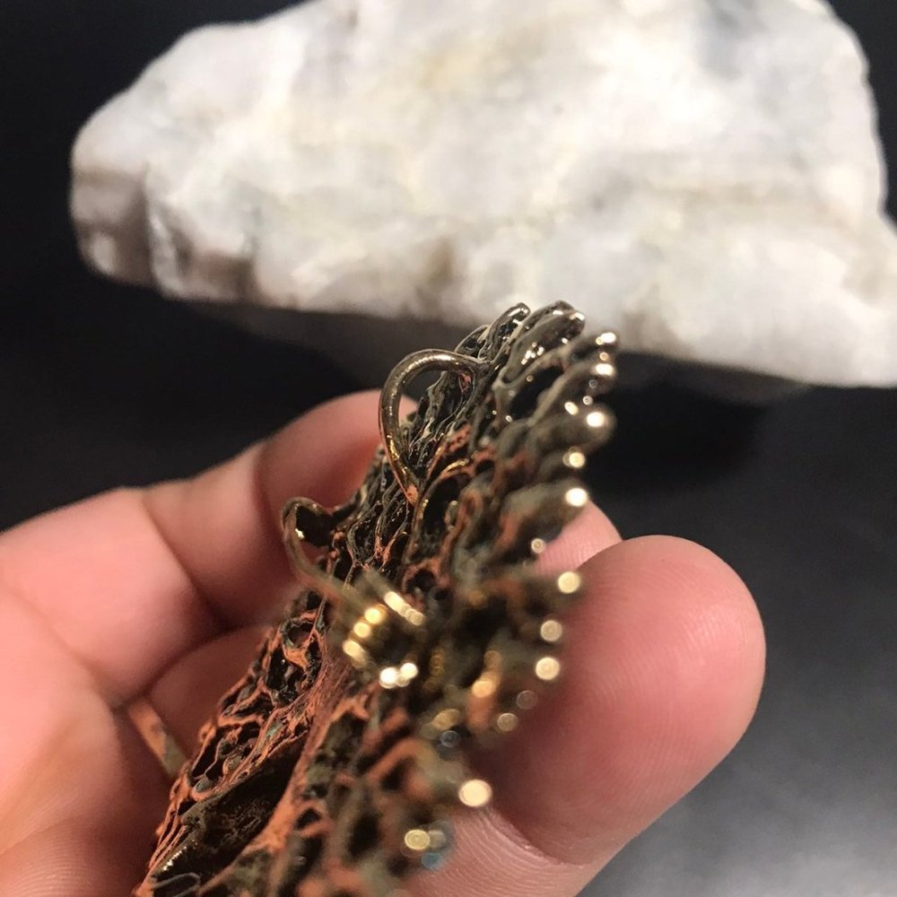 Stunning gorgeous blue rhinestone Peacock brooch / pendant brand new - Picture 6 of 6